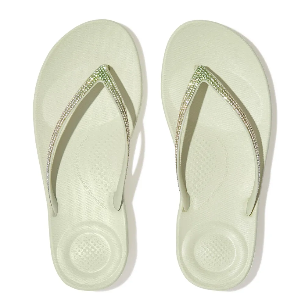 รองเท้าแตะแบบหูหนีบ ผู้หญิง รุ่น IQUSHION OMBRÉ-SPARKLE FLIP-FLOPS