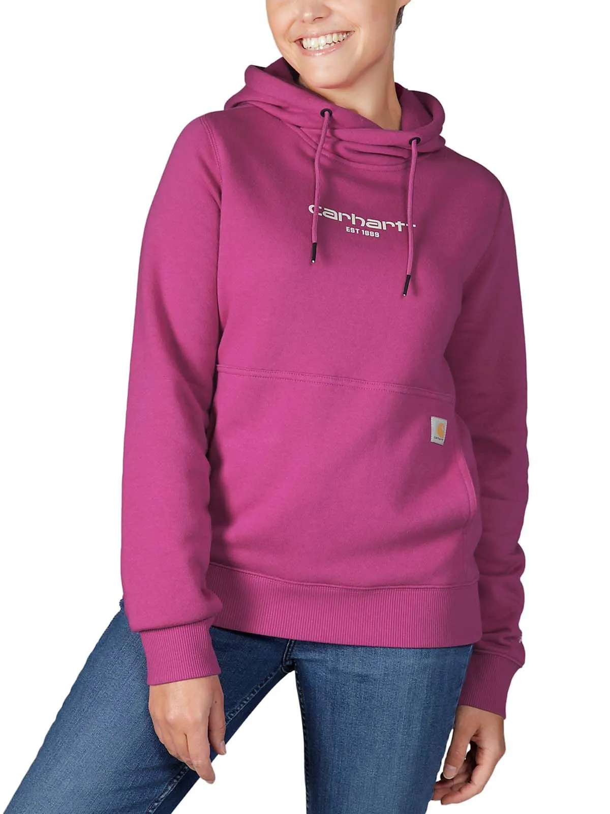 105573&#x20;Women&#x27;s&#x20;Hoodie&#x20;Force&#x20;Graphic&#x20;Logo&#x20;-&#x20;Carhartt