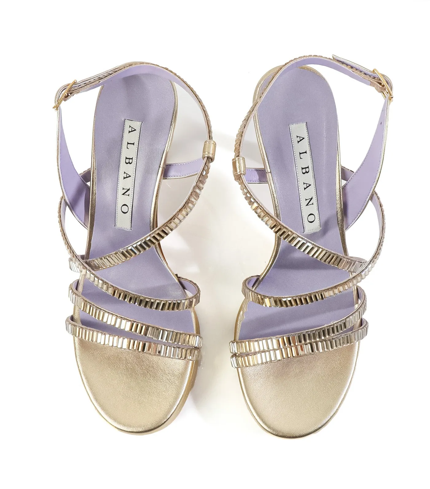 5239 Platform Sandals Gold