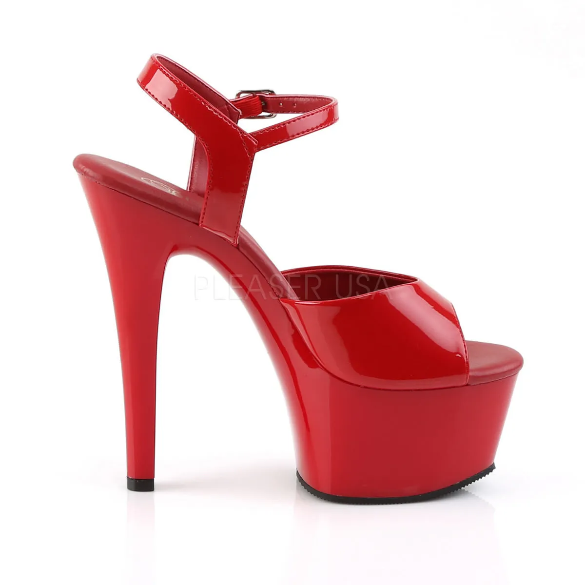 6 Inch Heel ASPIRE-609 Red Patent