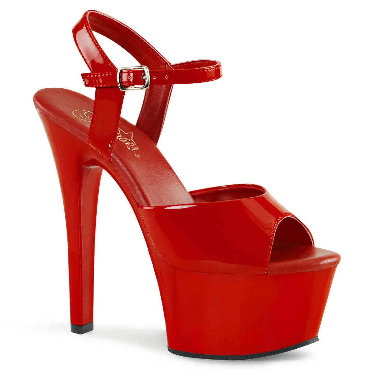 6 Inch Heel ASPIRE-609 Red Patent