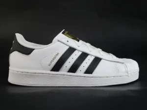 Adidas Originals scarpa sneakers per ragazzi Superstar C BA8378 bianco-nero