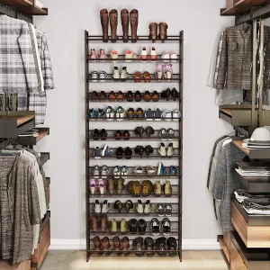 Adjustable 12-Tier Shoe Rack