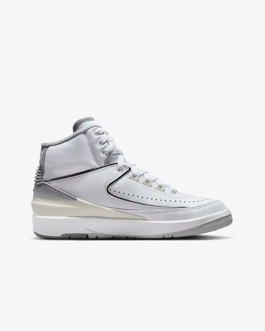 Air Jordan 2 Retro (GS) White Cement Grey Sail Black DQ8562-100