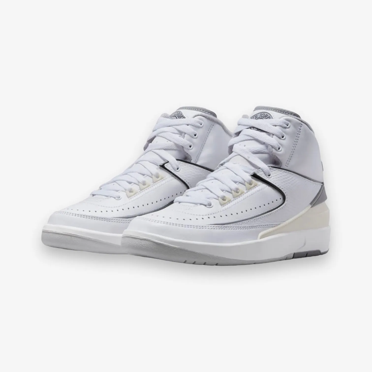 Air Jordan 2 Retro (GS) White Cement Grey Sail Black DQ8562-100