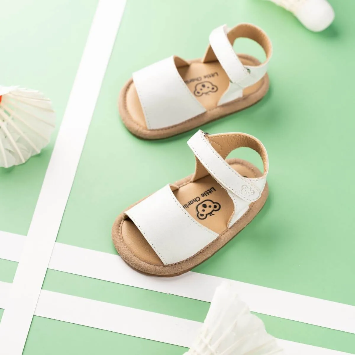 Alice Soft Sole Sandals - White