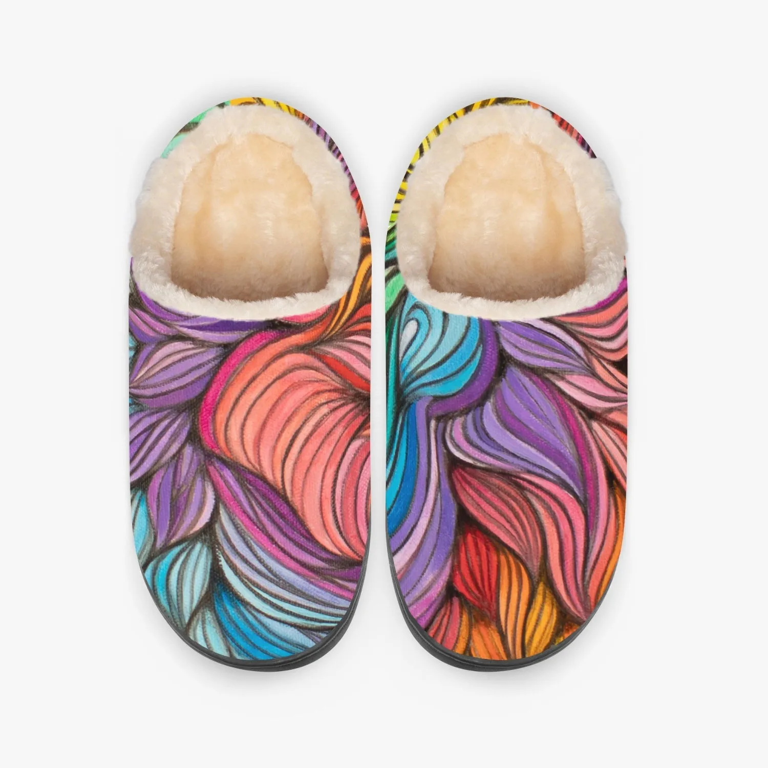 ALL LOVE Fluffy Bedroom Slippers | ARTFOOL