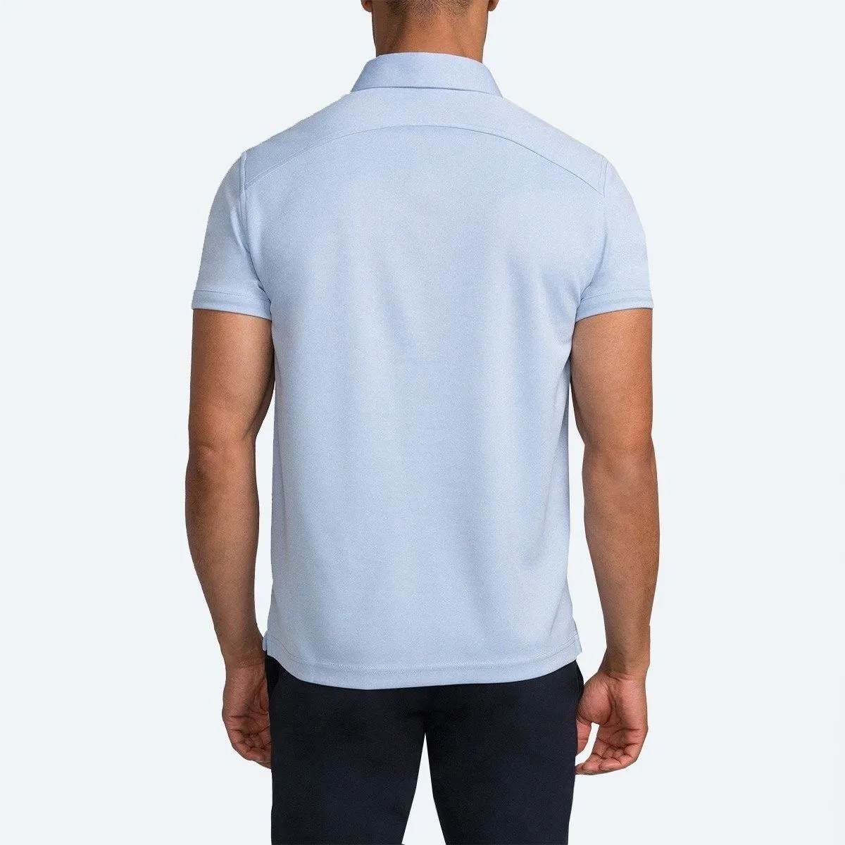 Apollo 3 Polo - Blue Heather