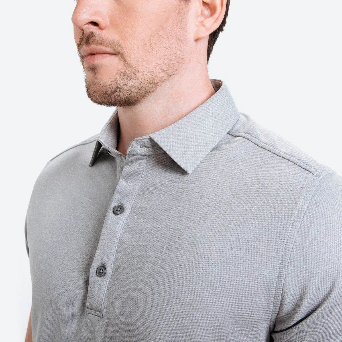 Apollo 3 Polo - Grey Heather