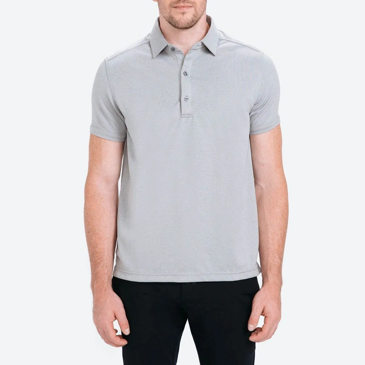 Apollo 3 Polo - Grey Heather