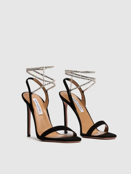 Aquazzura   105mm Careless Whisper suede sandals 