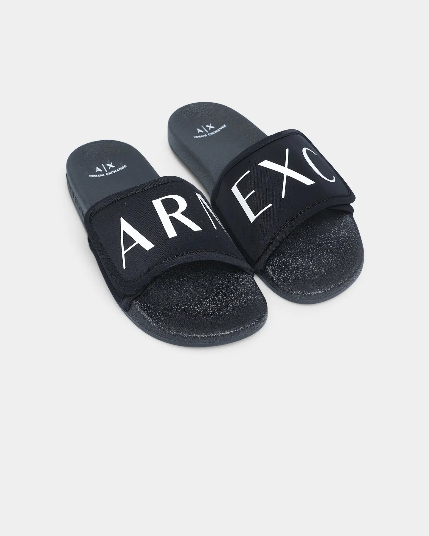 Armani Exchange Poolside Sandals Black