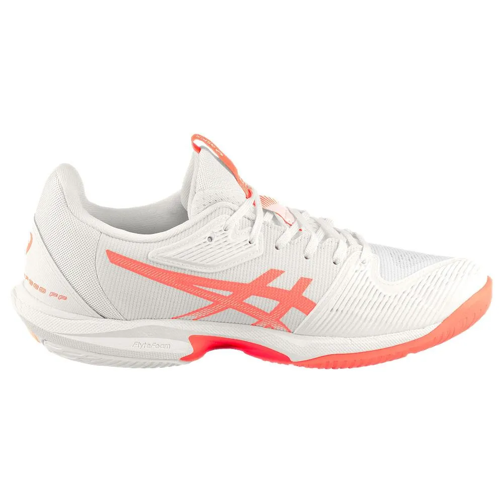 Asics Women's Solution Speed FF 3 - White/Sun Coral