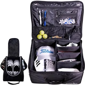 Athletico Golf Trunk Organizer   Shoe Bag (Black)