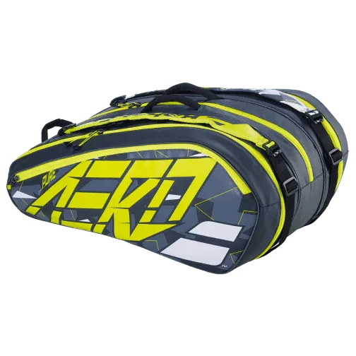 Babolat Racquet Bag RH X12 2023 PURE AERO Black/Lime