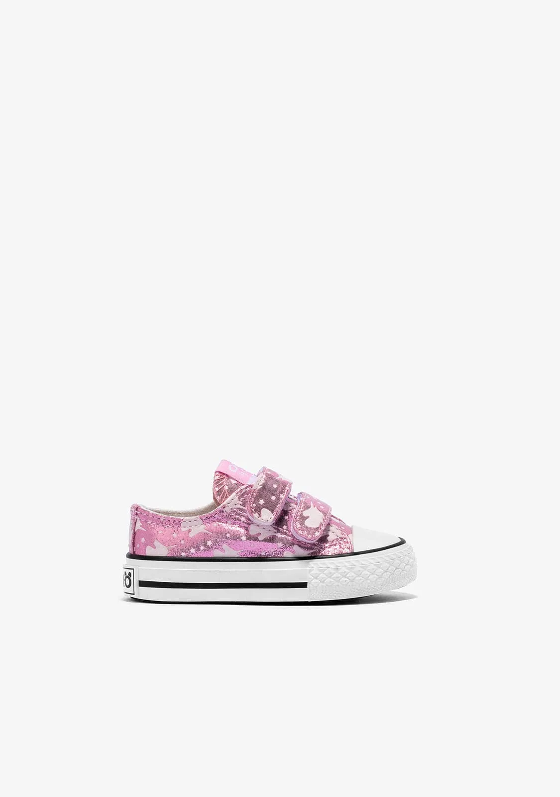 Baby's Pink Glows in the Dark Sneakers Canvas