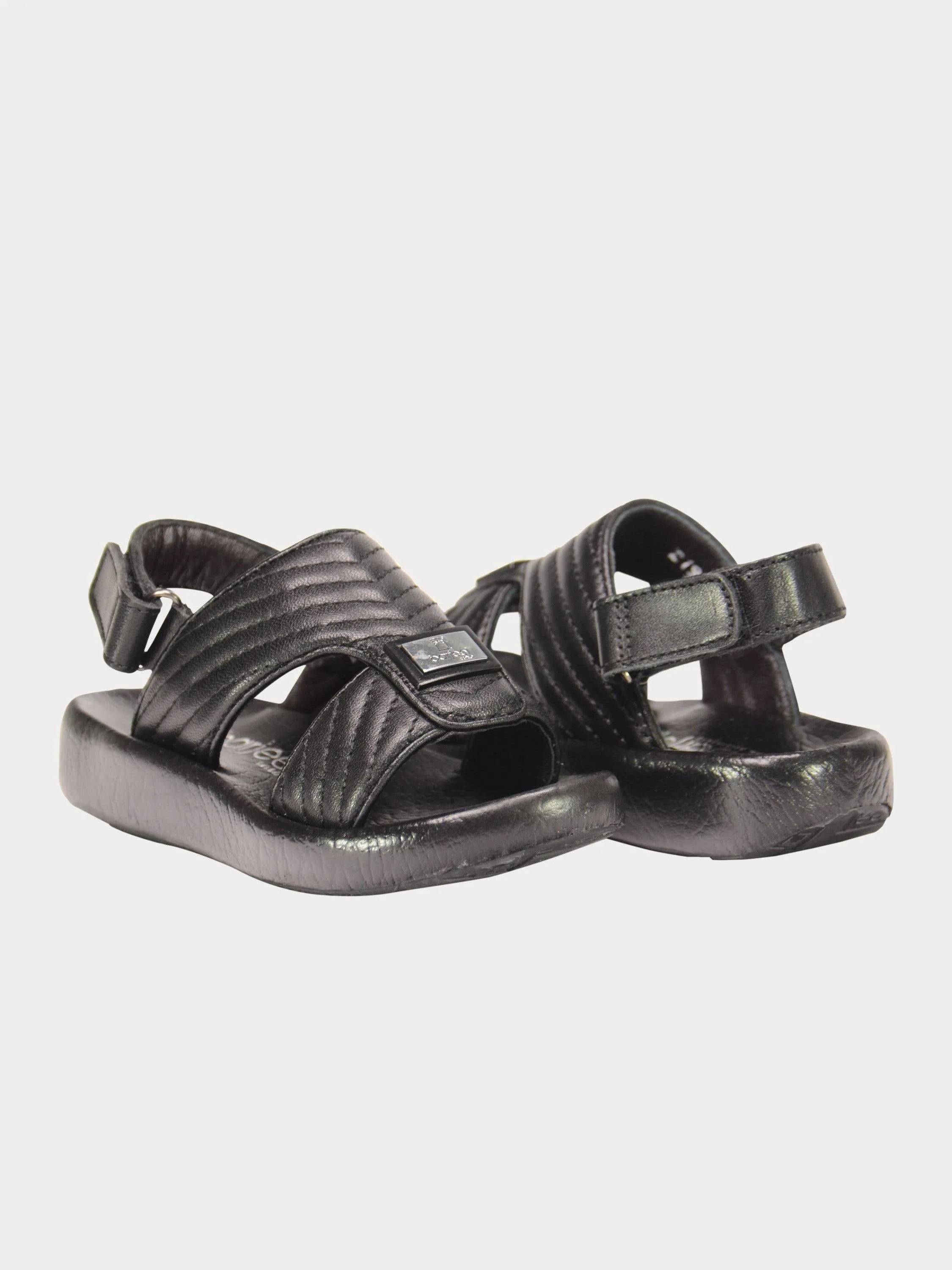 Barjeel Uno 2190660 Nappa Stripes Strap Arabic Leather Sandals