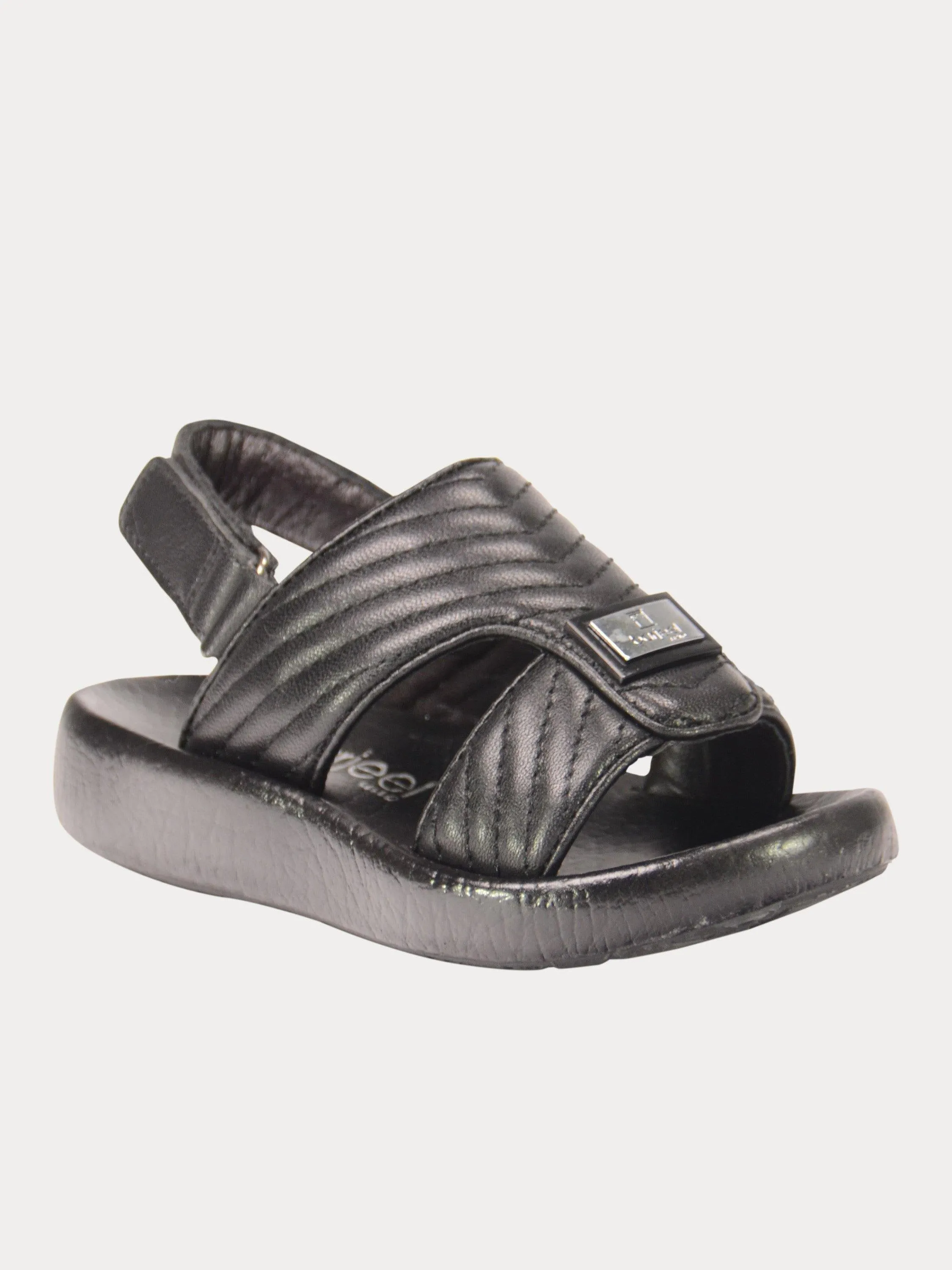 Barjeel Uno 2190660 Nappa Stripes Strap Arabic Leather Sandals