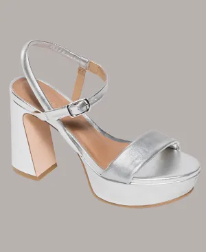 Bernardo Ventura Strap Platform Silver