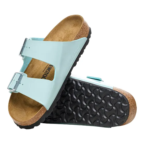 Birkenstock Ladies  Sandals - Arizona - Surf Green Patent