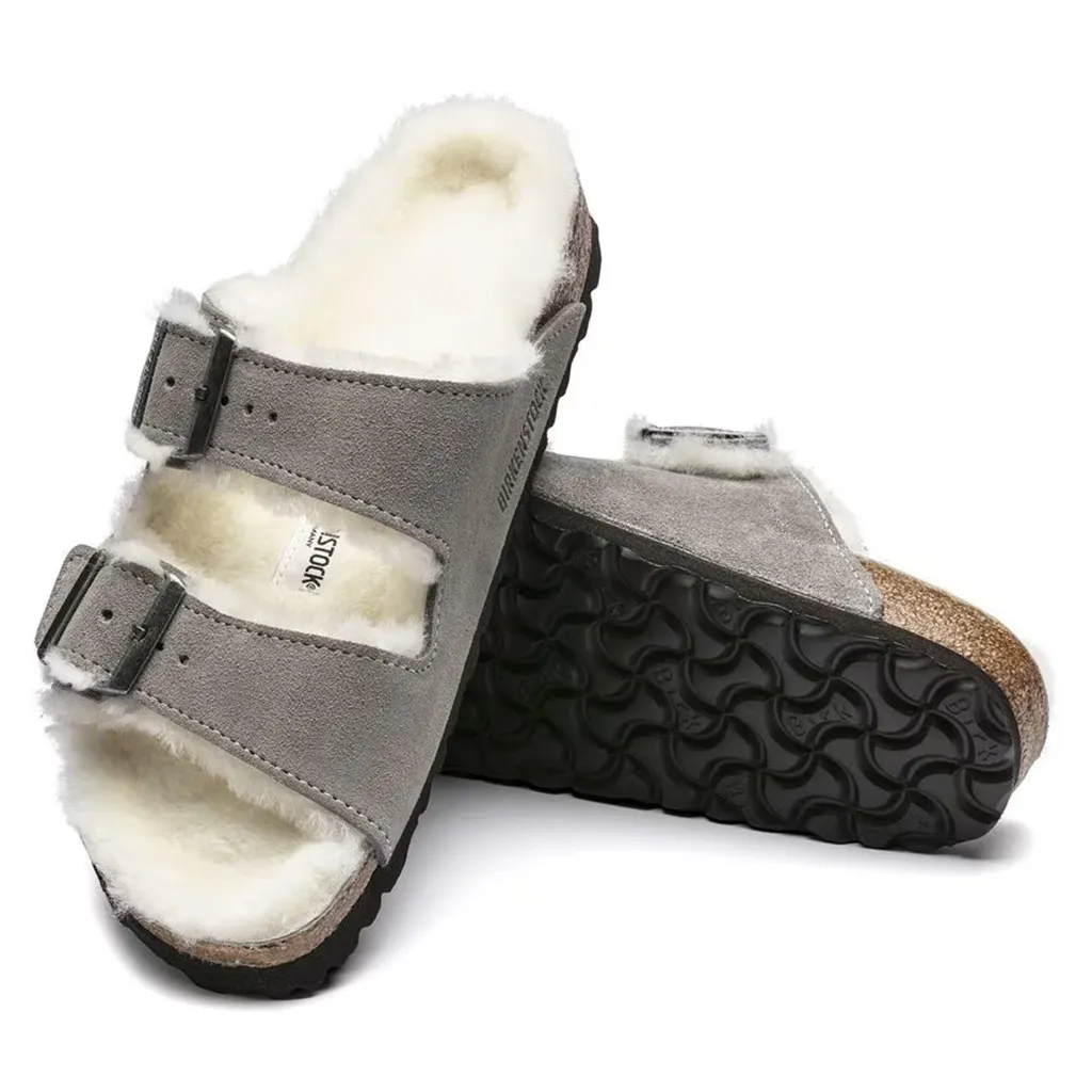 Birkenstock Women's Arizona Shearling Sandal - Suede Leather