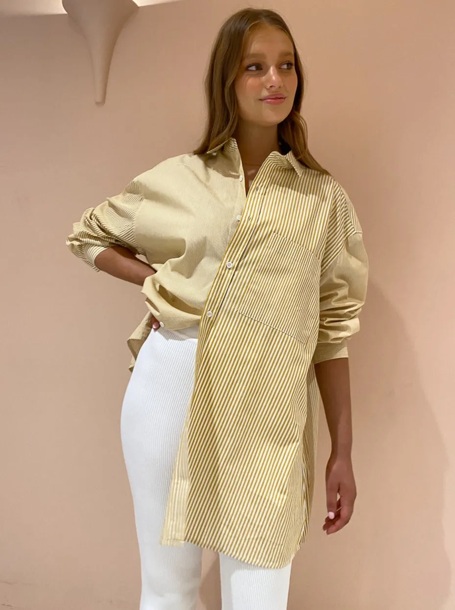 Blanca Benny Shirt in Mustard