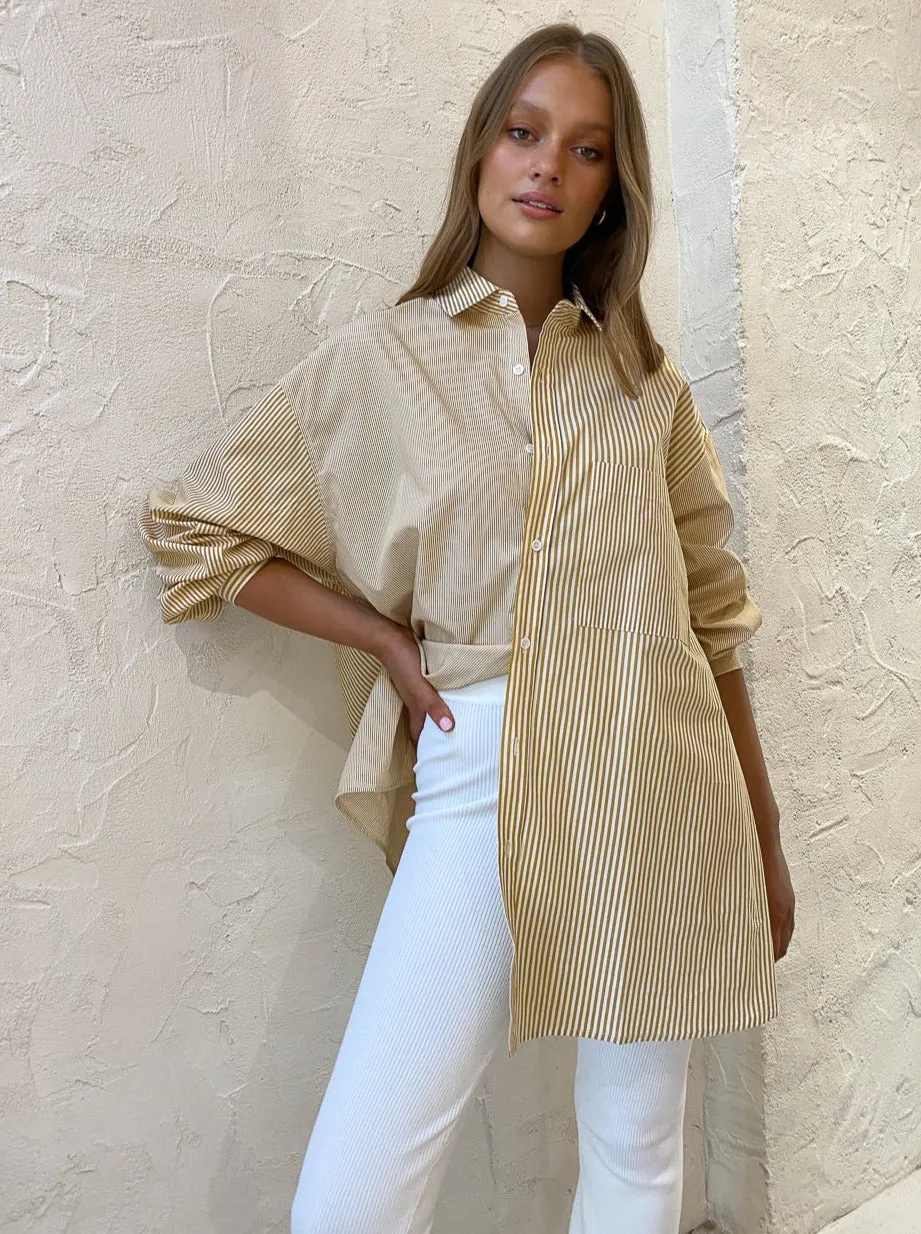 Blanca Benny Shirt in Mustard