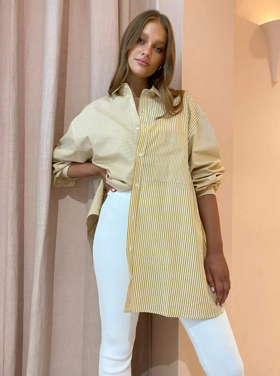 Blanca Benny Shirt in Mustard