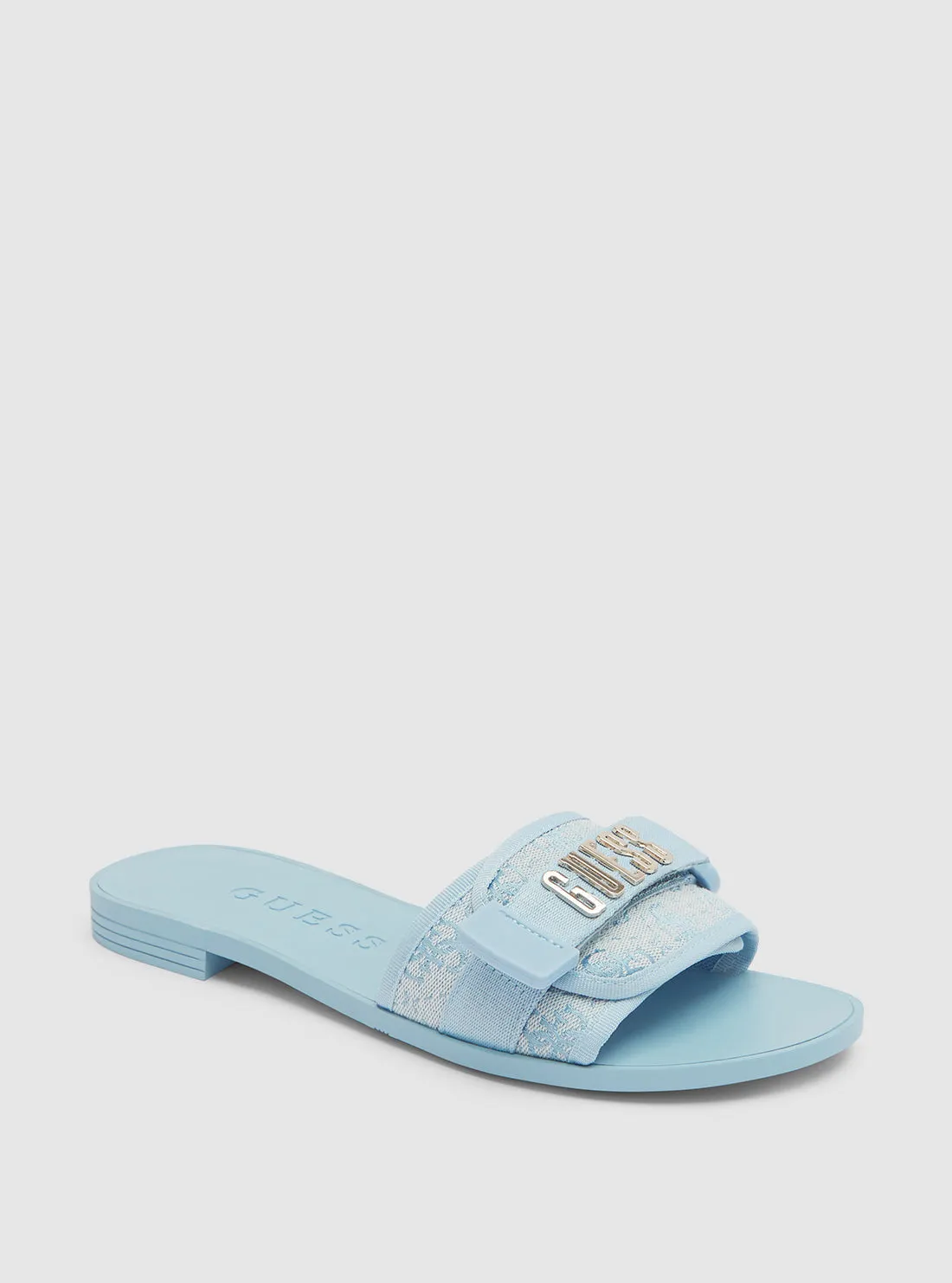 Blue Elyze Slide Sandals