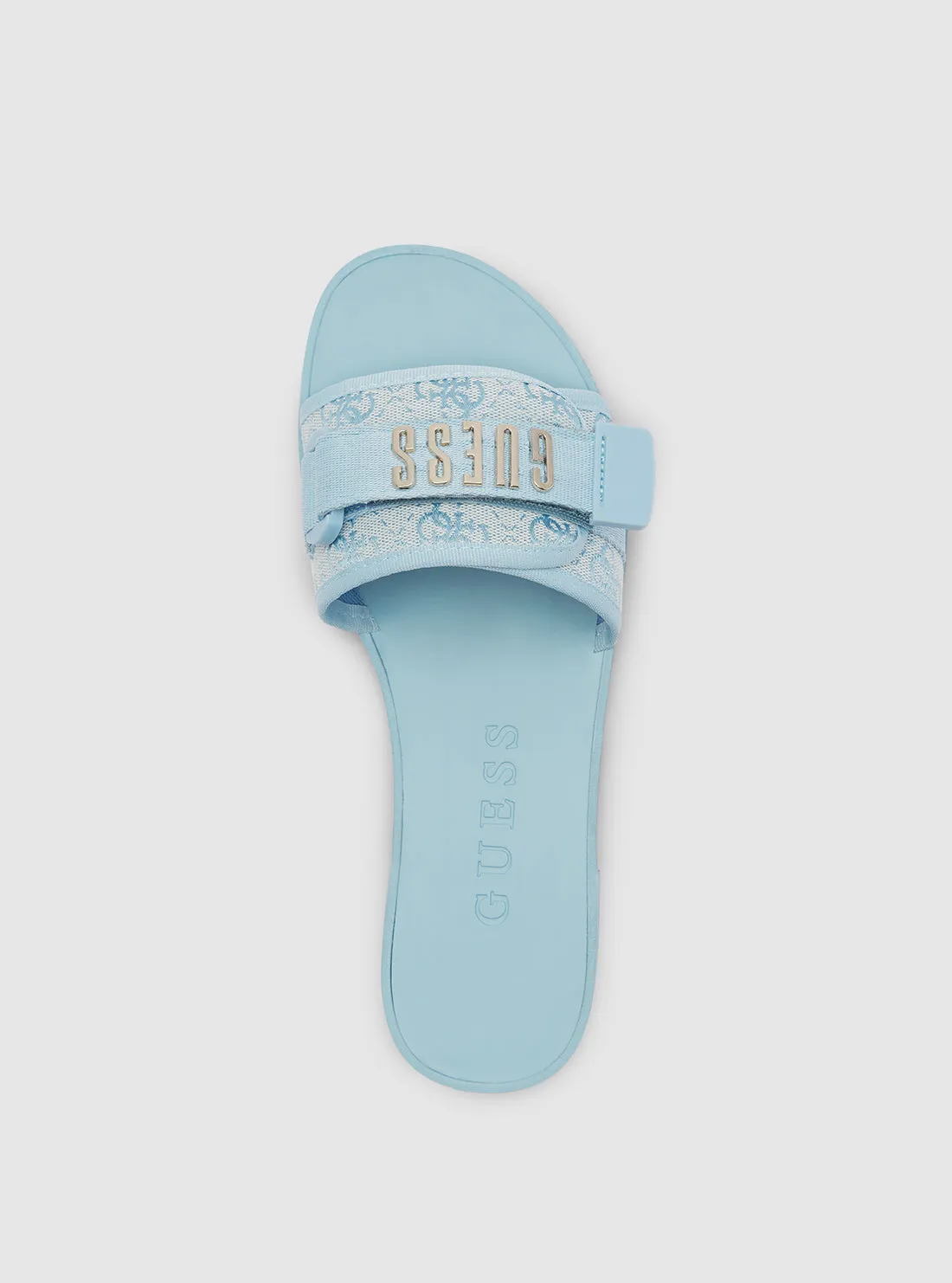 Blue Elyze Slide Sandals