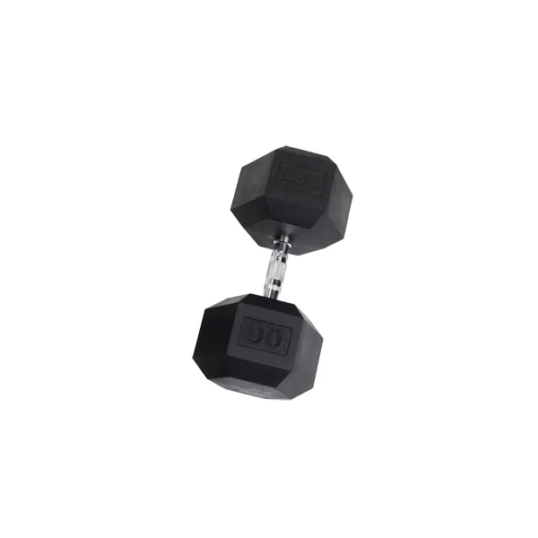 Body-Solid Rubber Hex Dumbbells SDR