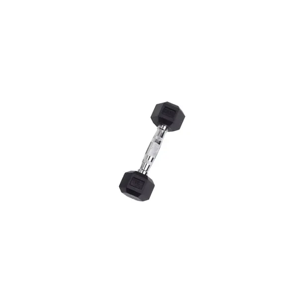 Body-Solid Rubber Hex Dumbbells SDR