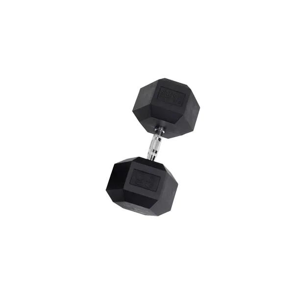 Body-Solid Rubber Hex Dumbbells SDR