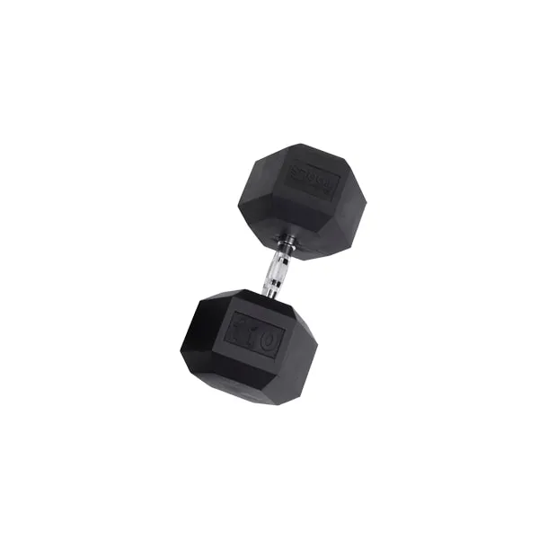 Body-Solid Rubber Hex Dumbbells SDR