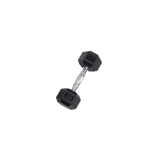 Body-Solid Rubber Hex Dumbbells SDR