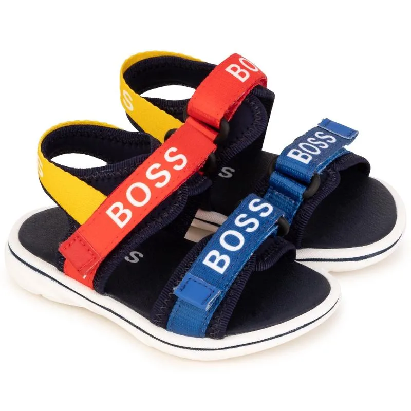 Boys Red & Blue Sandals