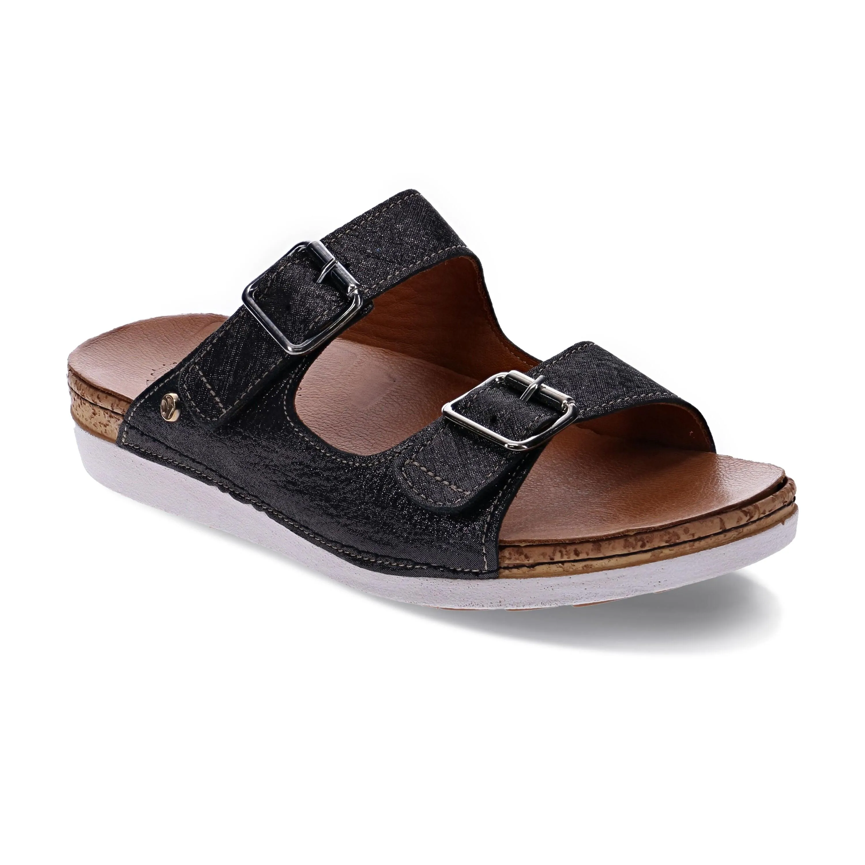 Brighton 2 Strap Slide Sandal