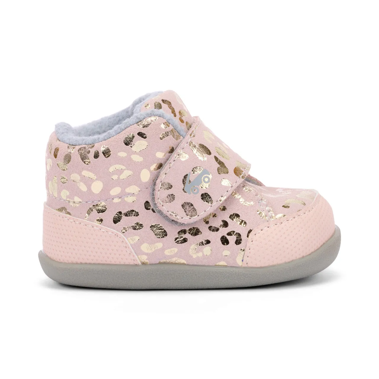 Casey (First Walker) Infant Bootie -  Peach/Gold