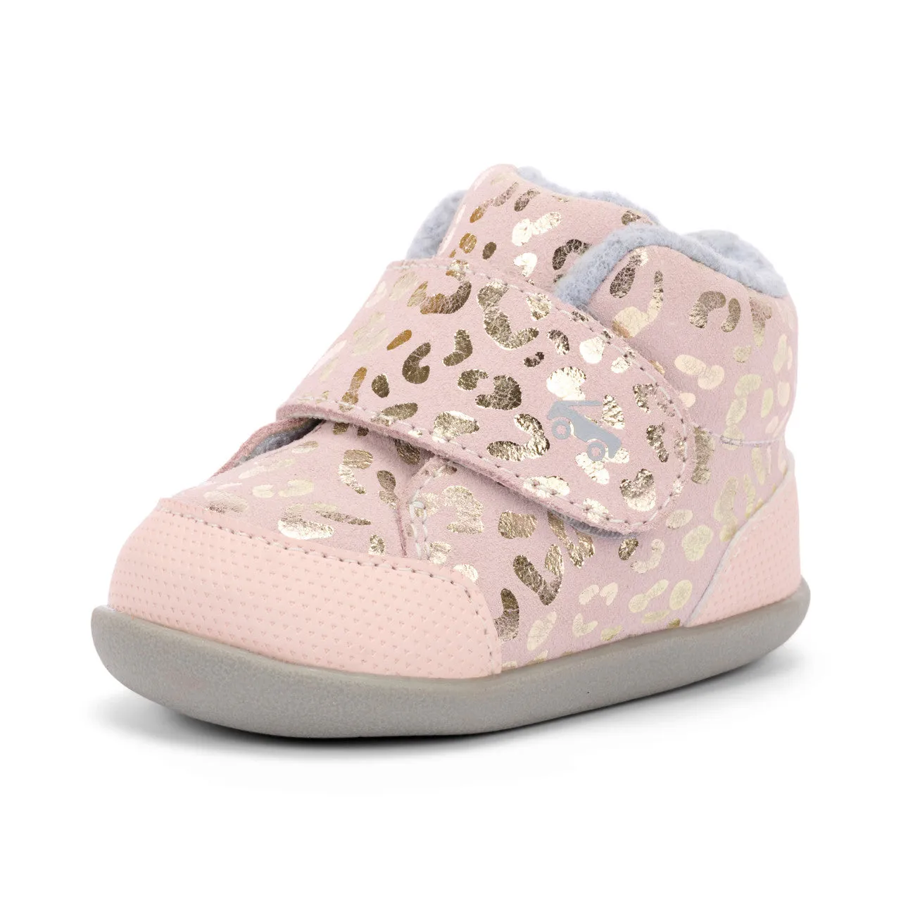 Casey (First Walker) Infant Bootie -  Peach/Gold