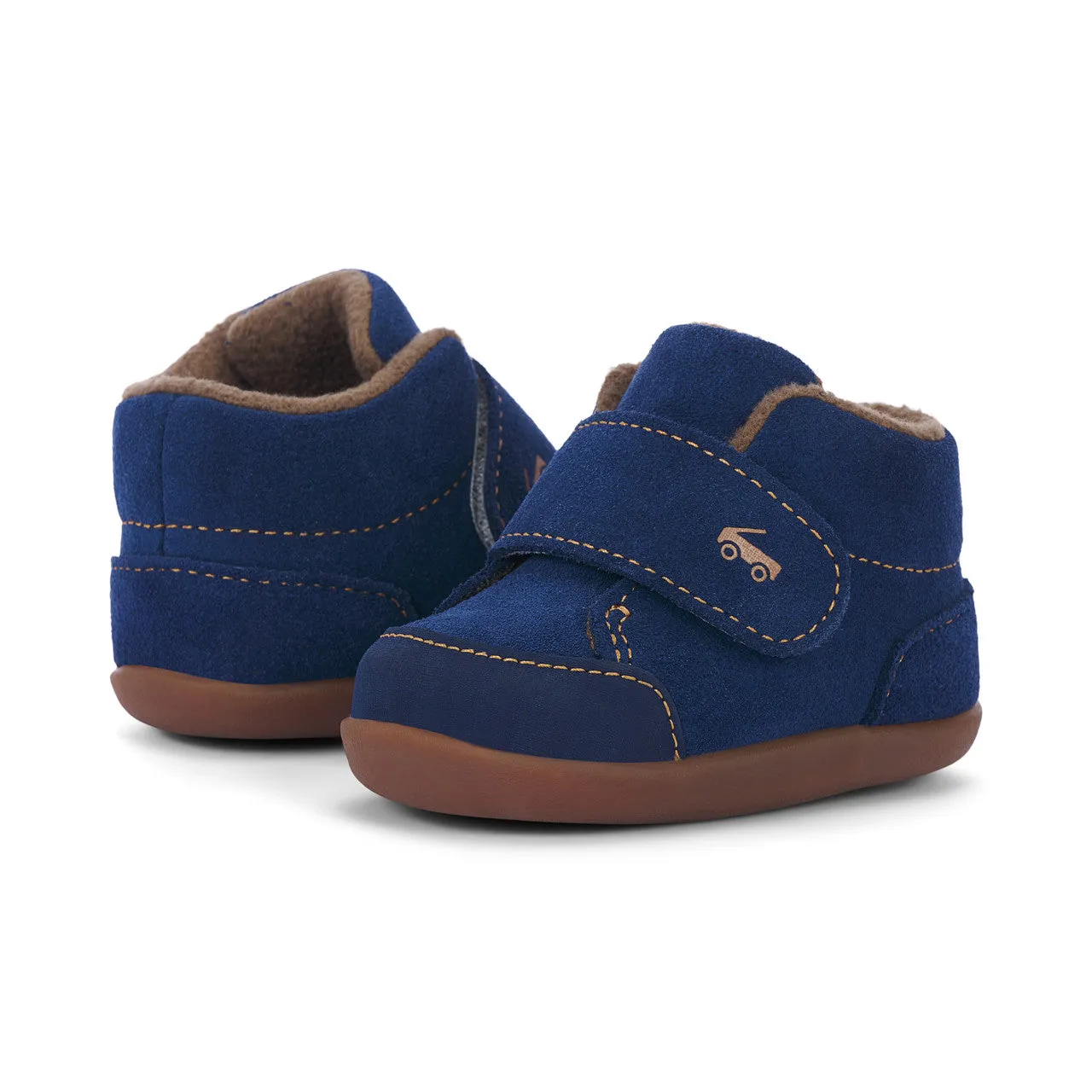 Casey Mini (First Walker) Infant Bootie - Navy Suede