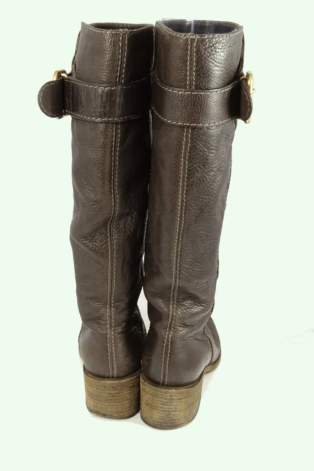 Chloe Brown Knee High Boots 38