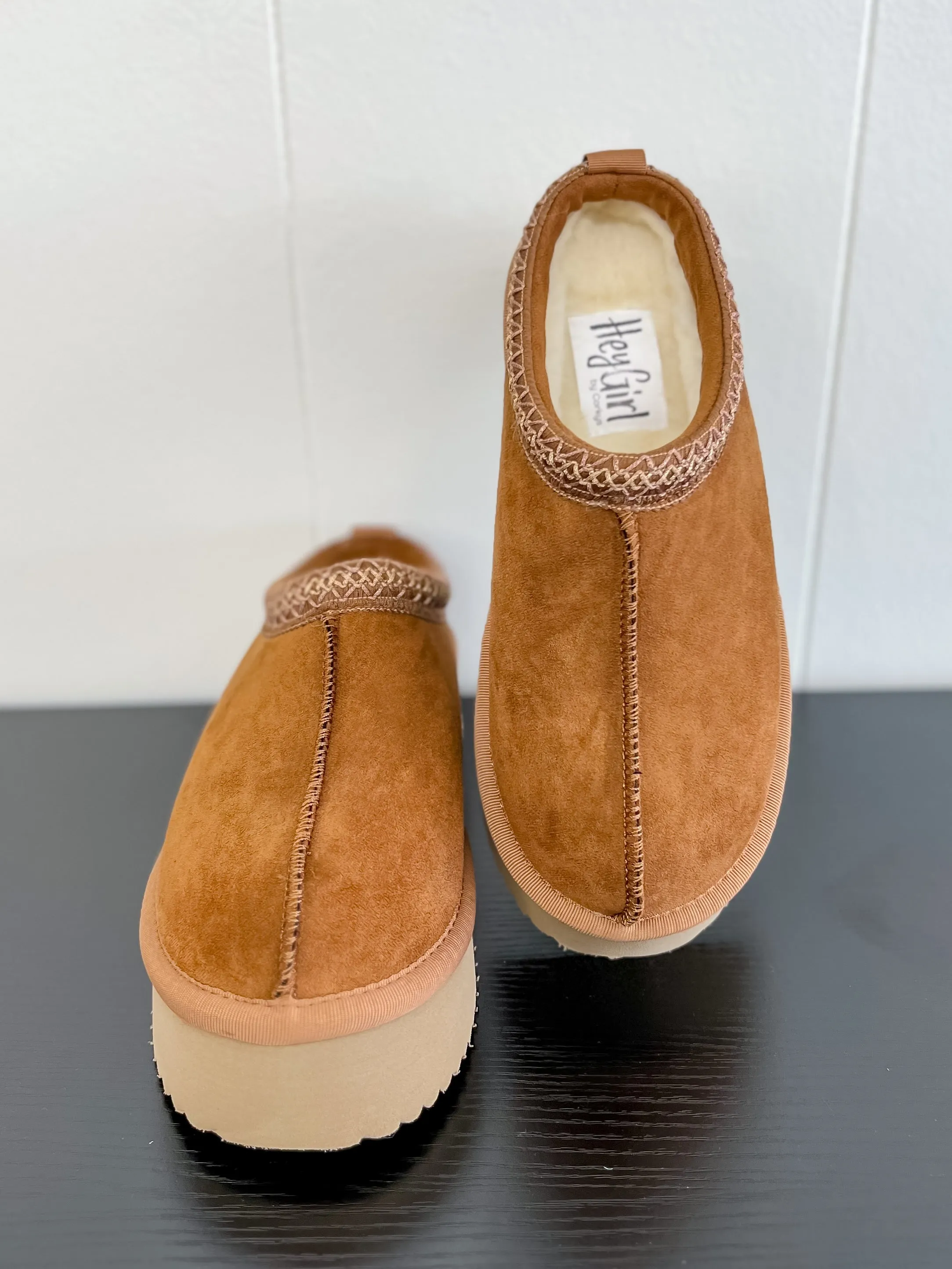 [Corky's] Pillow Talk Slip-On-Tobacco Faux Suede