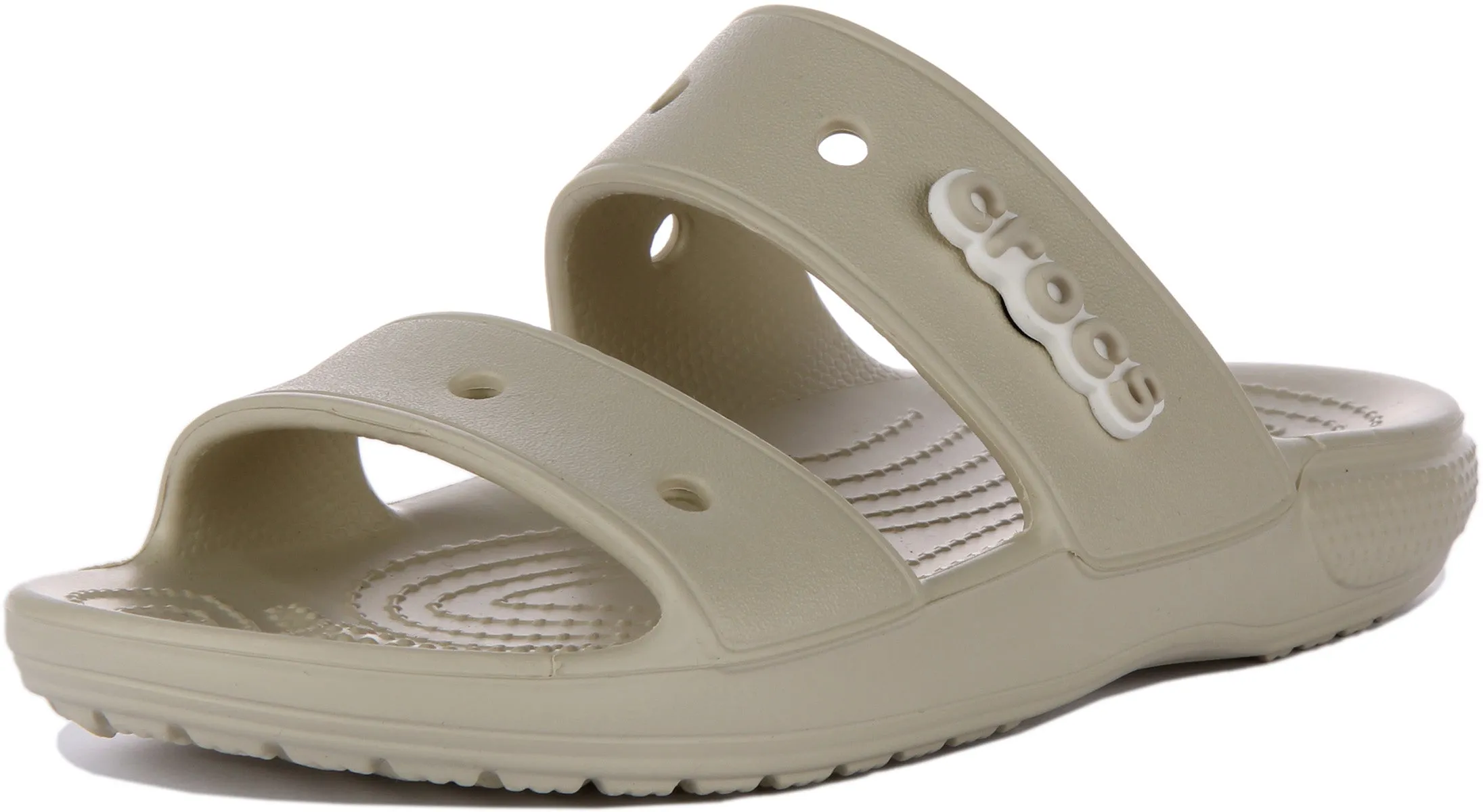 Crocs Classic Crocs Slider In Ivory