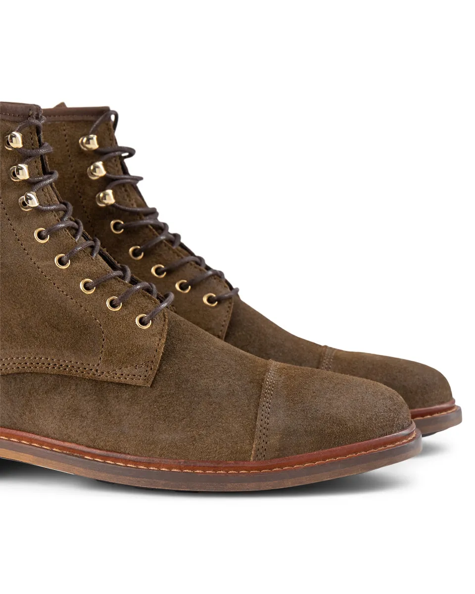 Curtis boot waxed - KHAKI