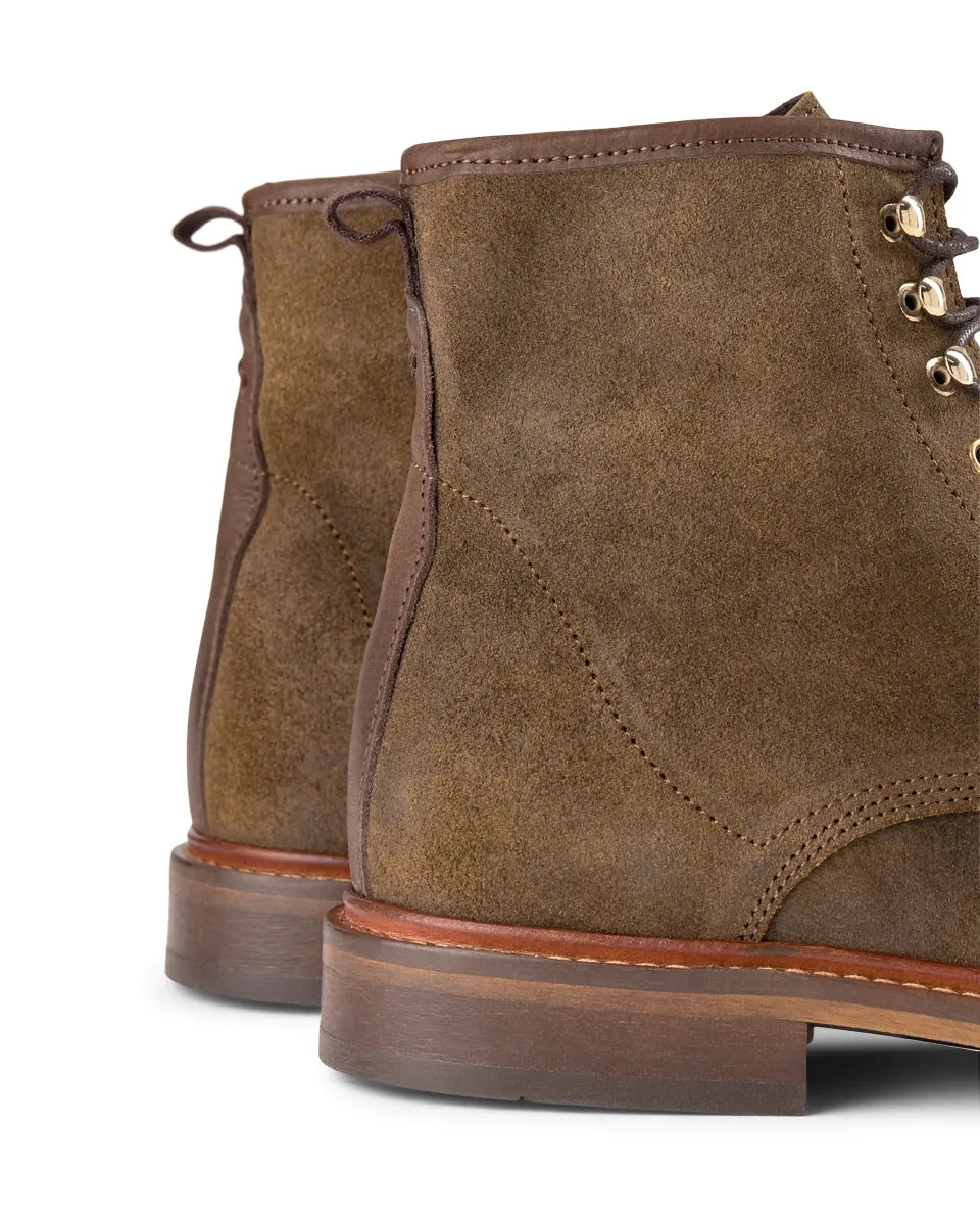 Curtis boot waxed - KHAKI