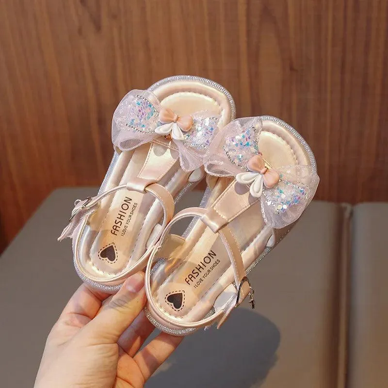 Cute Rabbit Ear Toddler Casual Sandal Shoes for Little Girls - G04011