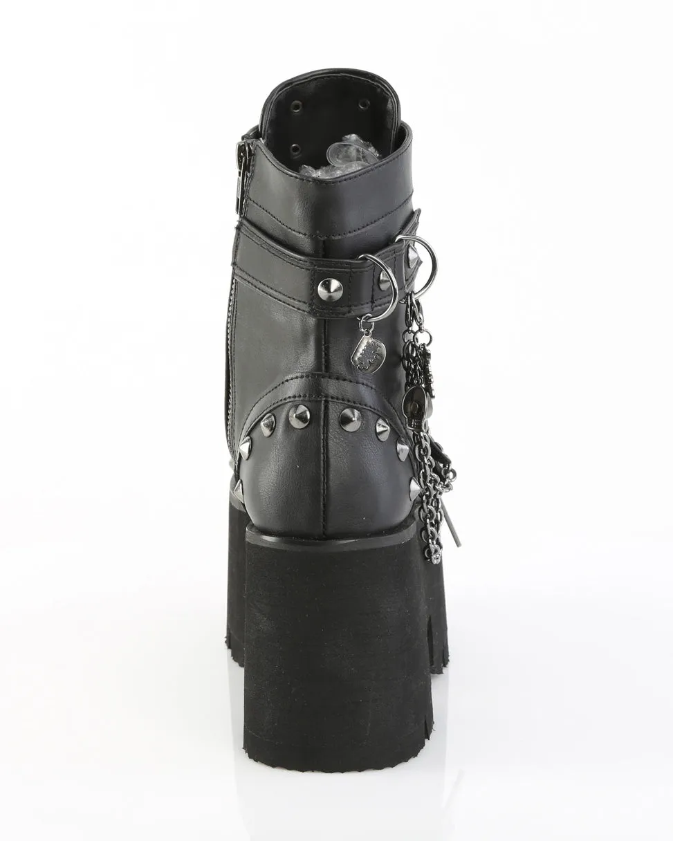 Demonia Ashes Chains & Charms Platform Boot