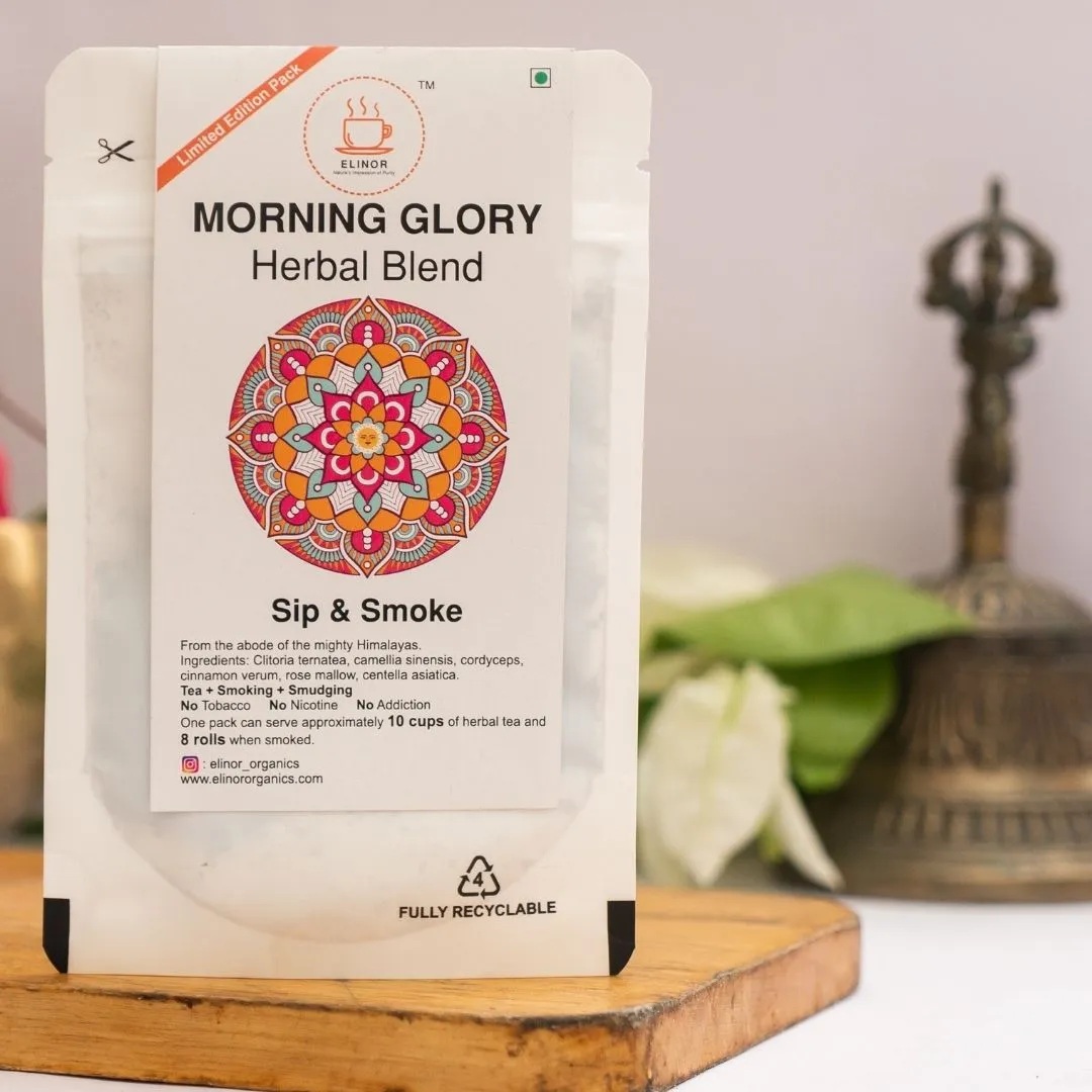 Elinor Organics | Morning Glory | Herbal Smoking Blend