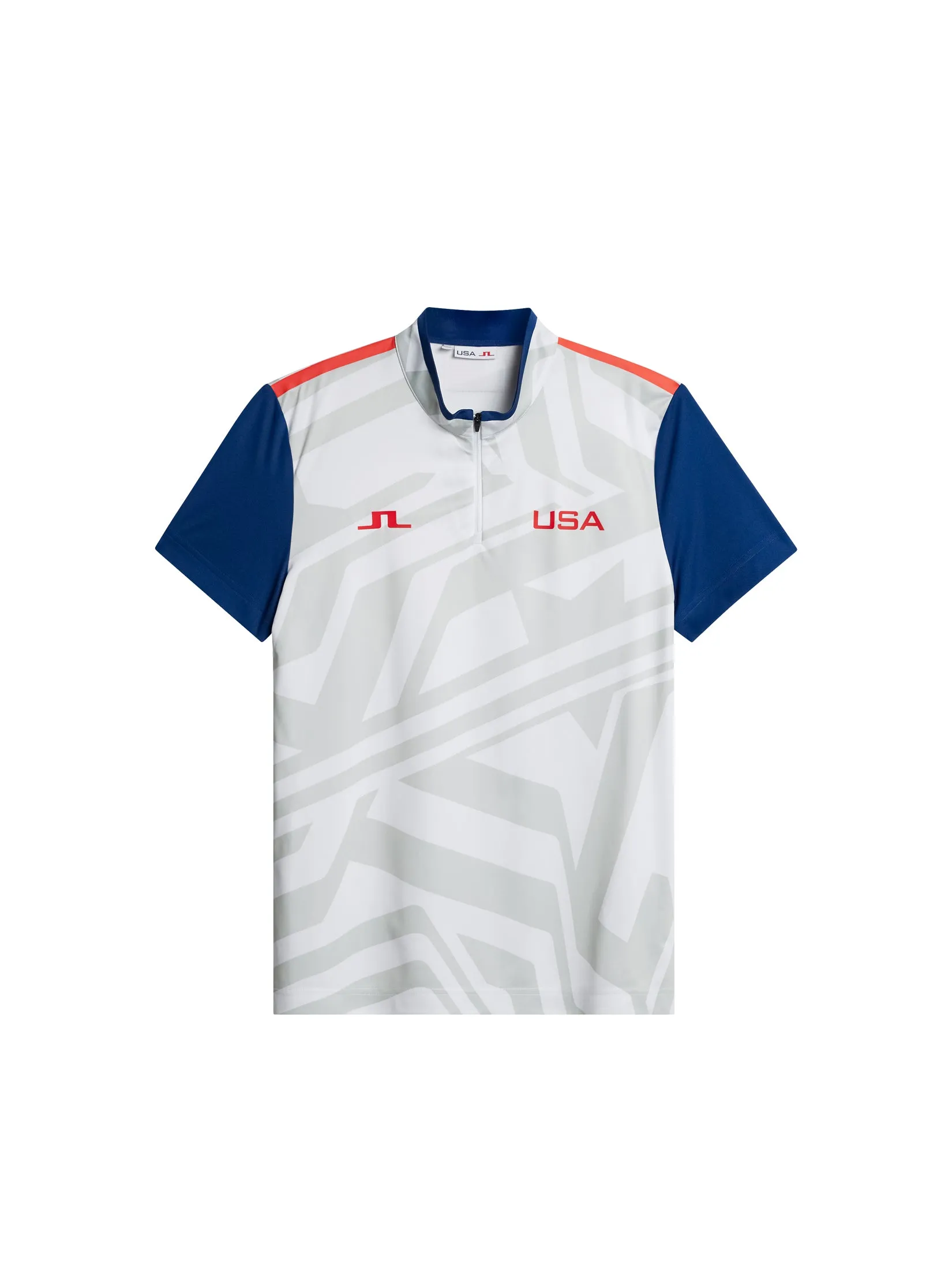 Fabien USA GOLF Mockneck Polo