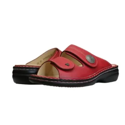 Finn Comfort Sansibar Venezia Red Women's Slides